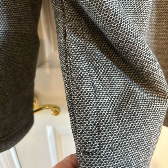 New Orvis Men Fleece Lined 1/4 Zip Pullover Black & White Medium - Picture 13 of 15